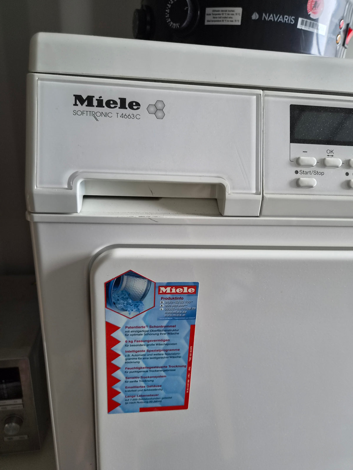 Trockner Kondenstrockner Wäschetrockner Miele T 4663 C gebraucht