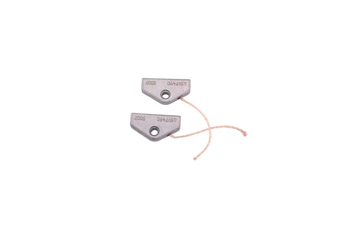 2 x Kohlenbürste Kontaktkohle Kohlen Trockner Wäschetrockner Miele wie Miele 4490382 Trockner ohne Halter