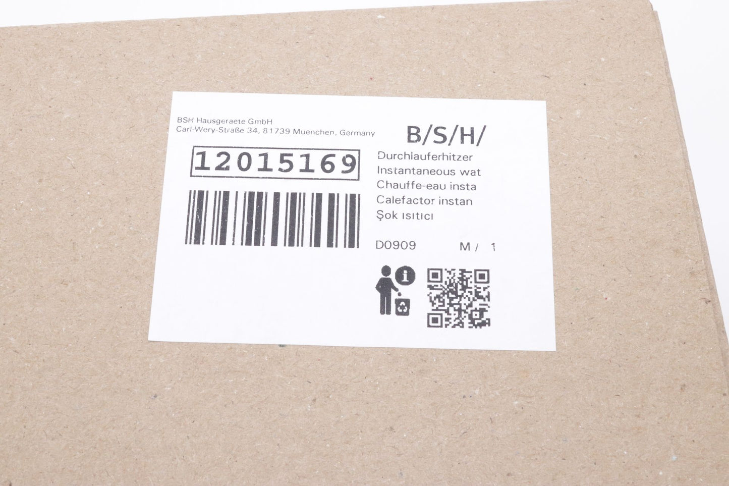 Siemens Bosch Neu 12015169 Heizelement Heizung Heizstab Kaffeevollautomat Vero100 300 EQ3 S100 S300