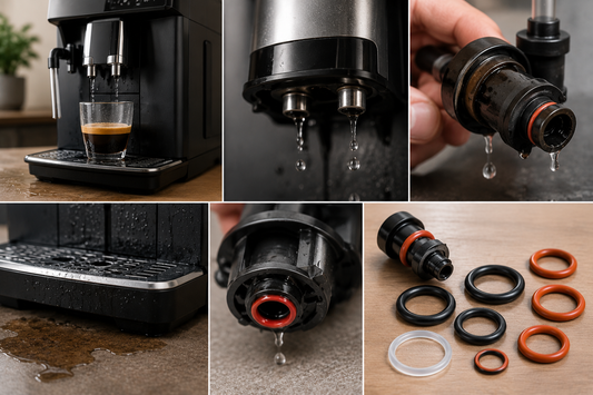 Ein Kaffeevollautomat, der tropft oder Wasser verliert, ist ein häufiges Problem