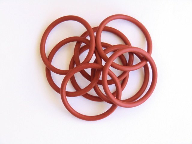 2-100 Dichtung O-Ring  Innen 35,5 x 4,2 Stärke Rot VMQ