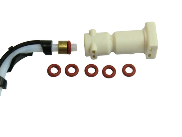 O-Ring Dichtung DeLonghi Miele Teflon-Druckschlauch Innen Maß 4 x 2mm Stärke ,Außen 8mm