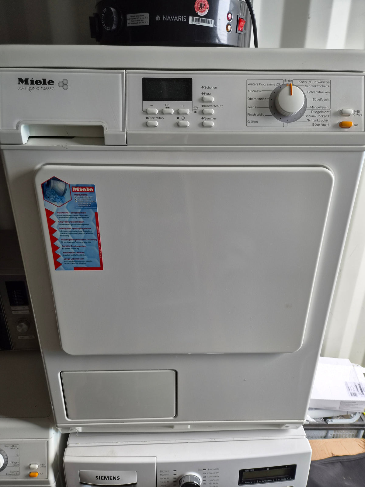 Trockner Kondenstrockner Wäschetrockner Miele T 4663 C gebraucht