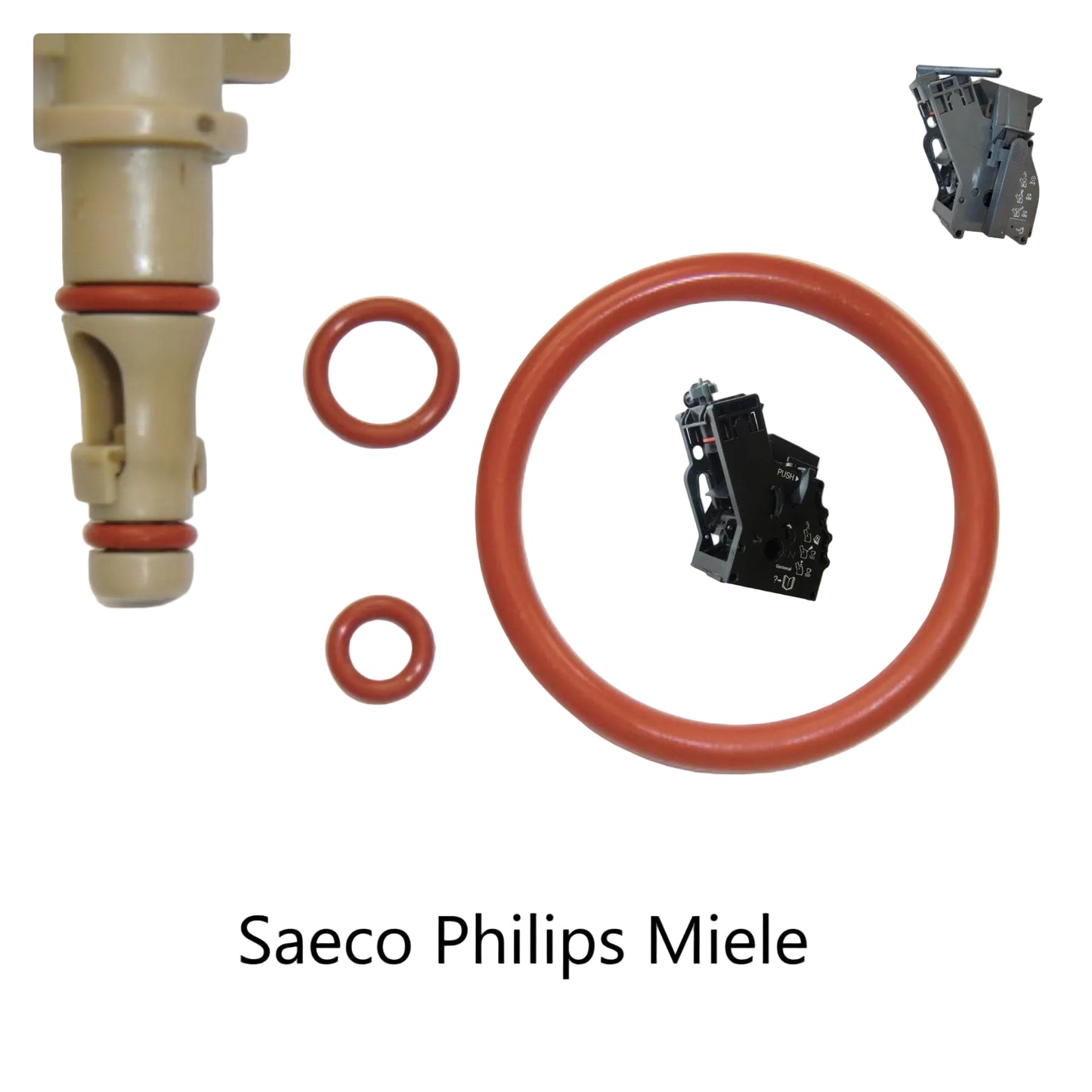 SAECO Philips Miele Dichtung O-Ring   Auslaufstutzen Supportventil   SUP HD EP SM Brüheinheit Brühgruppe