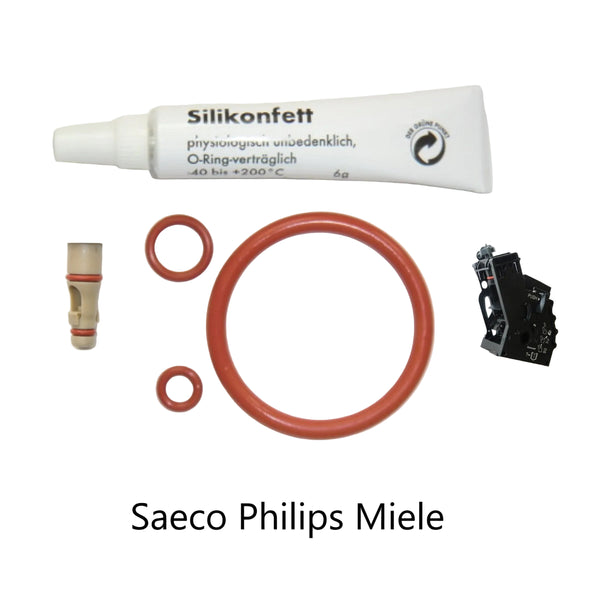 SAECO Philips Miele Dichtung Fett O-Ring Kolben mm Brühgruppe Auslaufstutzen Supportventil  SUP HD EP SM