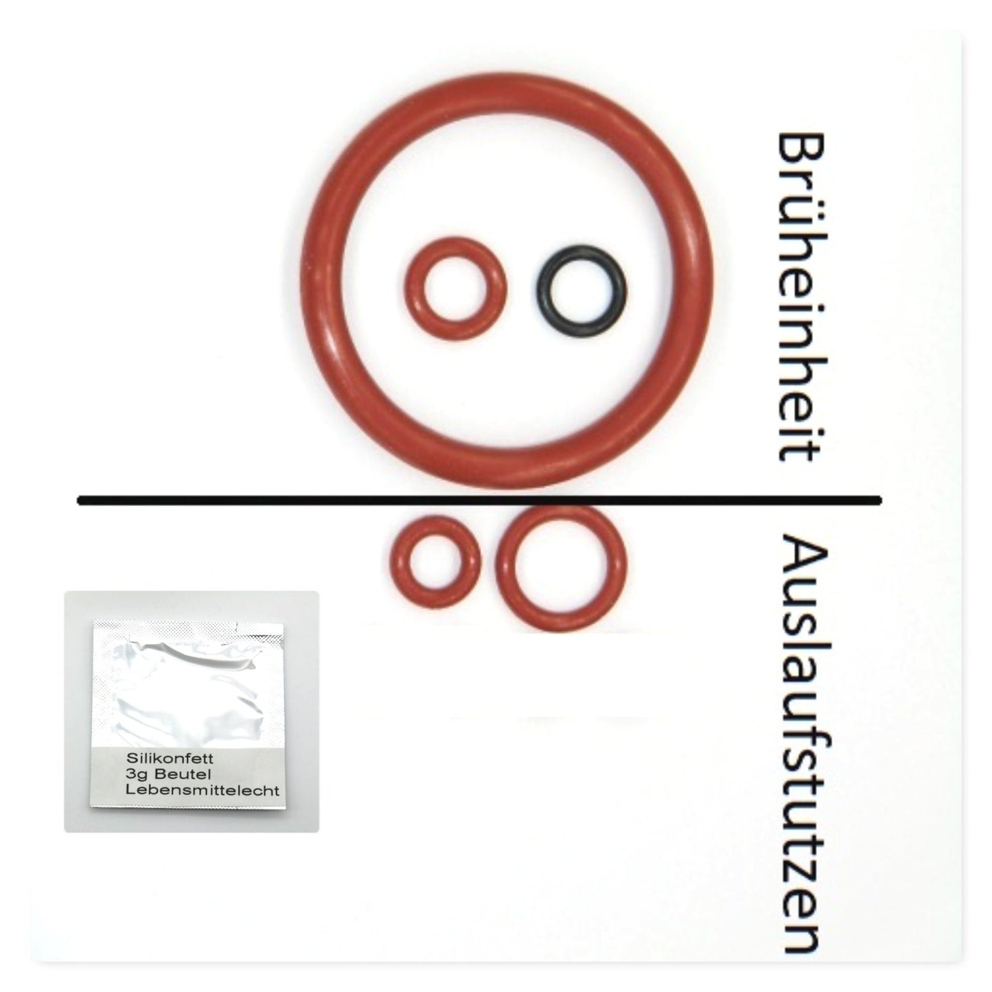 SAECO Philips  Dichtung  Kolben Auslaufstutzen Fett 3g O-Ring SUP HD RI EP Brüheinheit Brühgruppe