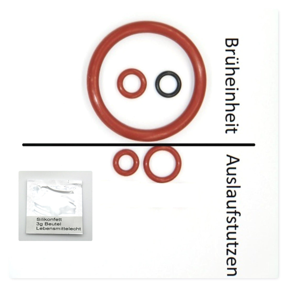 SAECO Philips  Dichtung  Kolben Auslaufstutzen Fett 3g O-Ring SUP HD RI EP Brüheinheit Brühgruppe