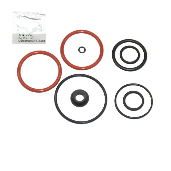 Krups EA 68 69 80 81 82 90 Rowenta ES 68 ES 69 Dichtungssatz O-Ring  Rot Thermoblock Druckzylinder Formdichtung an Stößel Fett 3g