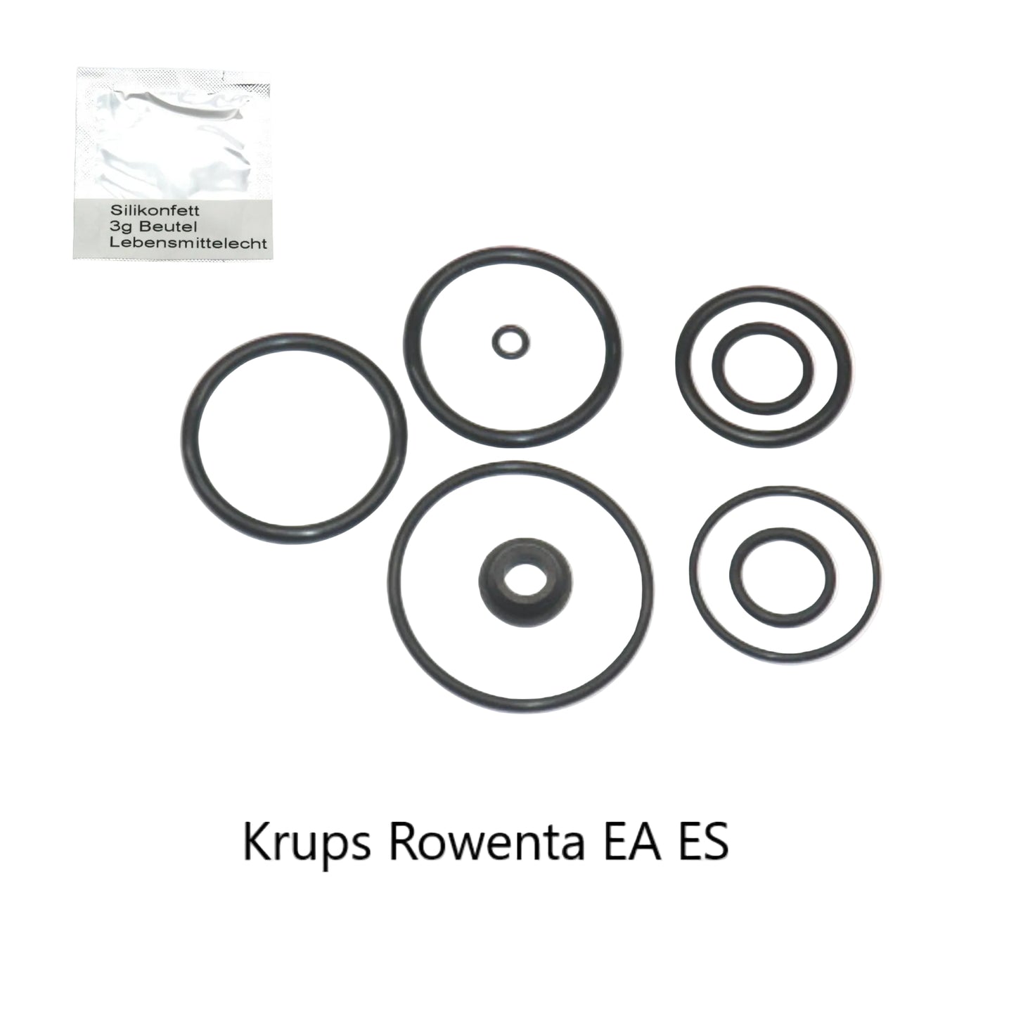 Krups EA 68 69 80 81 82 90 Rowenta ES 68 ES 69 Dichtung  O-Ring  EPDM Thermoblock Druckzylinder Formdichtung für Stößel Fett 3g