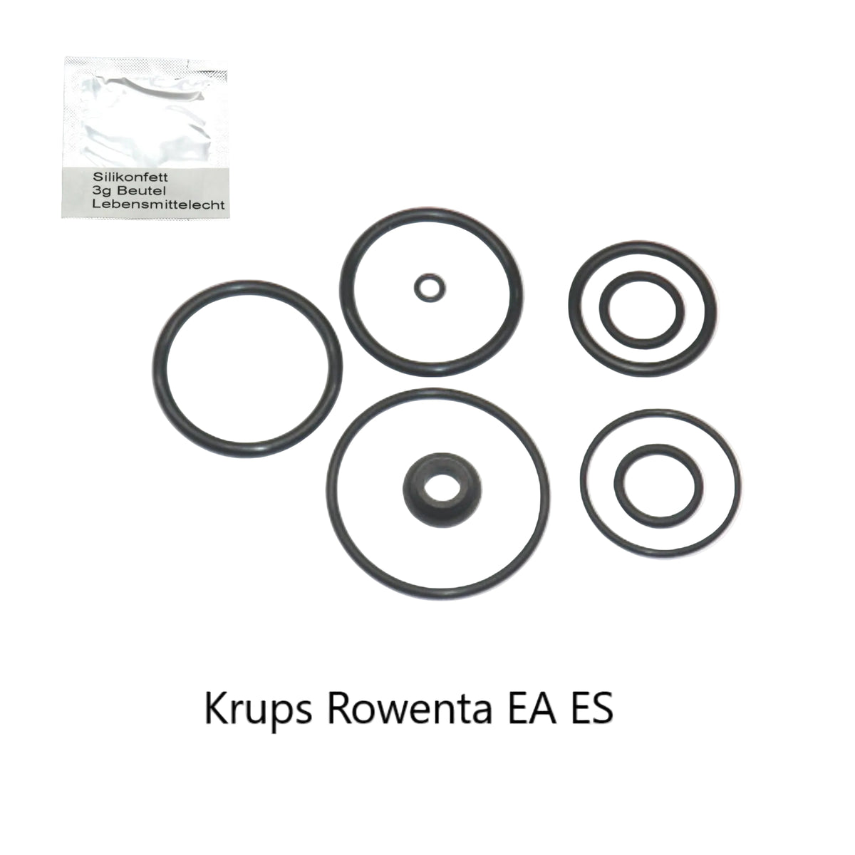 Krups EA 68 69 80 81 82 90 Rowenta ES 68 ES 69 Dichtung  O-Ring  EPDM Thermoblock Druckzylinder Formdichtung für Stößel Fett 3g
