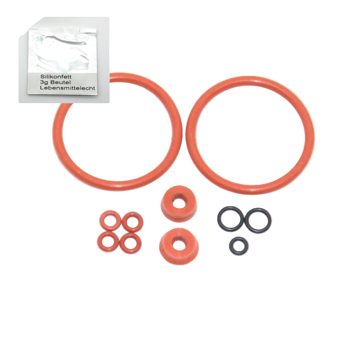Jura Dichtung Wartungsset Dichtung SET O-Ring Fett 3g für Kolben Brühgruppe Franke Krups AEG
