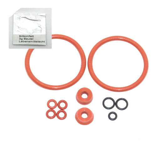 Jura Dichtung Wartungsset Dichtung SET O-Ring Fett 3g für Kolben Brühgruppe Franke Krups AEG
