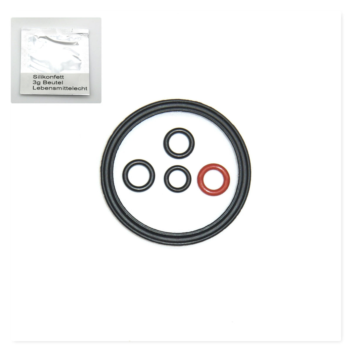 Nutring Lippendichtung Dichtung O-Ring Fett 3g Wartungsset Miele Bosch Siemens Nivona Melitta Krups XP900