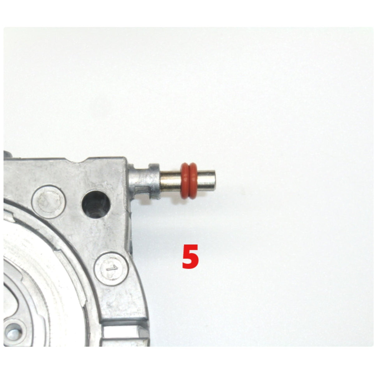 Delonghi ESAM AEG O-Ring SET Dichtungssatz  Fett 3g Brühgruppe. Brühkolben mit Thermoblock ∅5 mm Anschluss