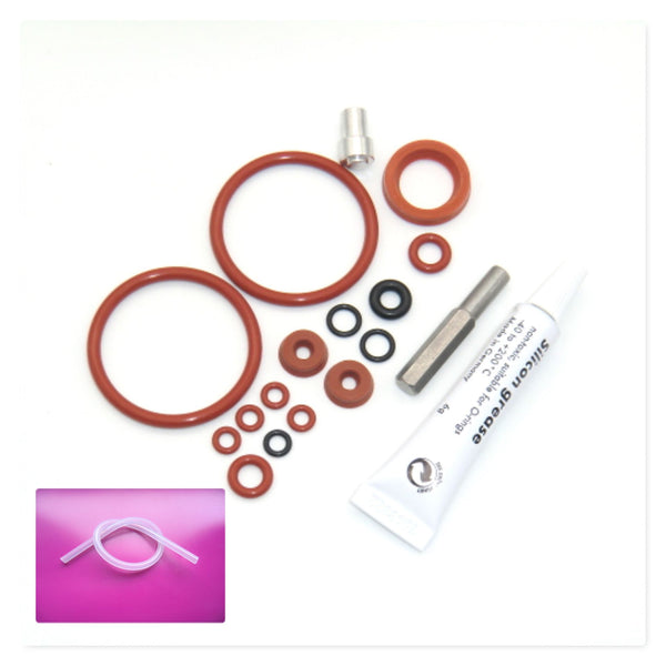 Jura WE6 E6 E8 Dichtungsset O-Ring 6g Fett Kappe Schlauch Bit Drainageventil Kolben Vakuum/Andockstutze Wassertank Set