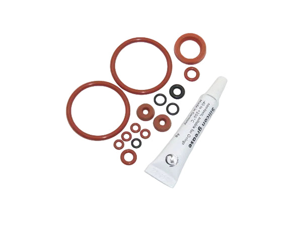 Jura WE6 E6 E8 Dichtungsset O-Ring für Drainageventil Kolben Vakuum/Andockstutze Wassertank Set Fett 6g Tube