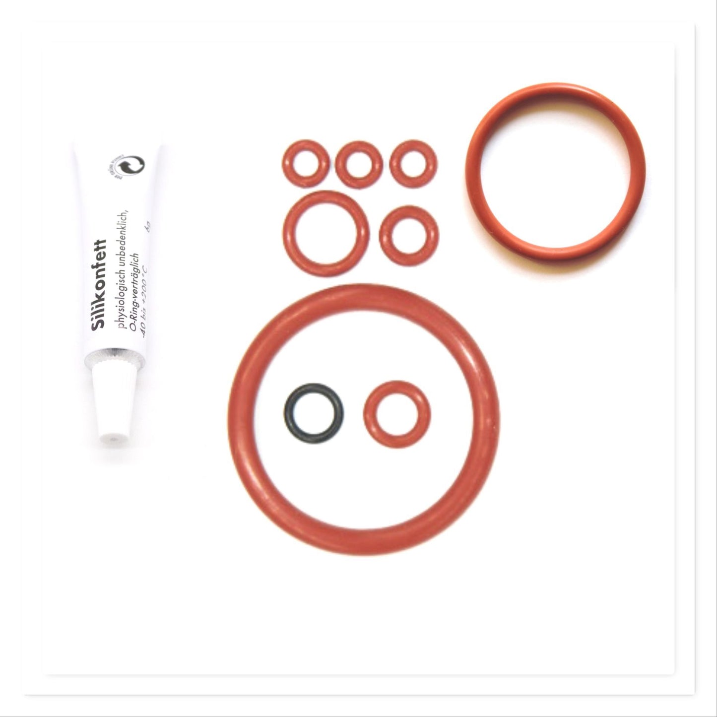 Saeco Incanto Sirius Dichtung Dichtungsatzt Set + Fett für Brühgruppe Brüheinheit  Kaffeevollautomat SUP 021YADR