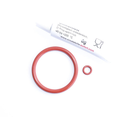 Kaffeevollautomat Dichtungssatz Dichtung O-Ring Keramikventil /Kolben Brühgruppe Bosch Vero Cup Siemens EQ3 EQ9 EQ500/700 Fett 6g Tube