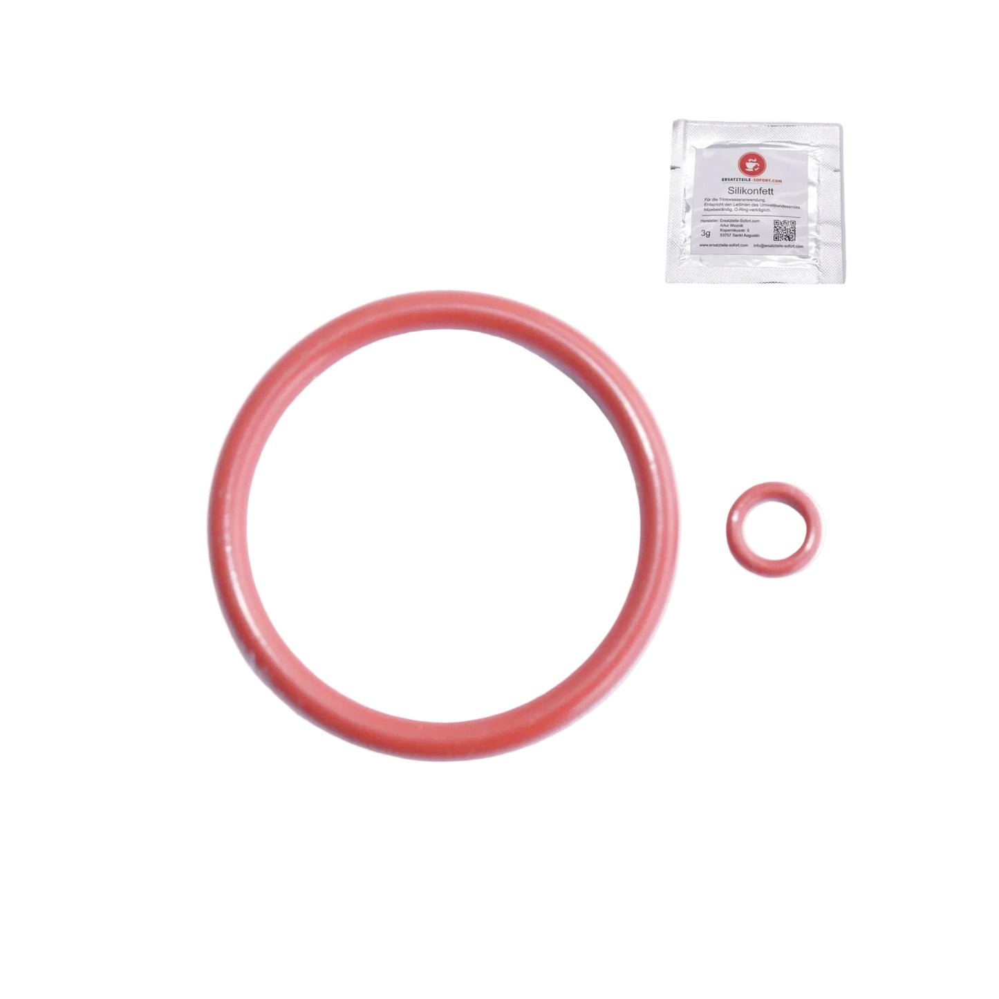 Kaffeevollautomat Dichtungssatz Dichtung O-Ring Keramikventil /Kolben Brühgruppe Bosch Vero Cup Siemens EQ3 EQ9 EQ500/700 Fett 3g Beutel