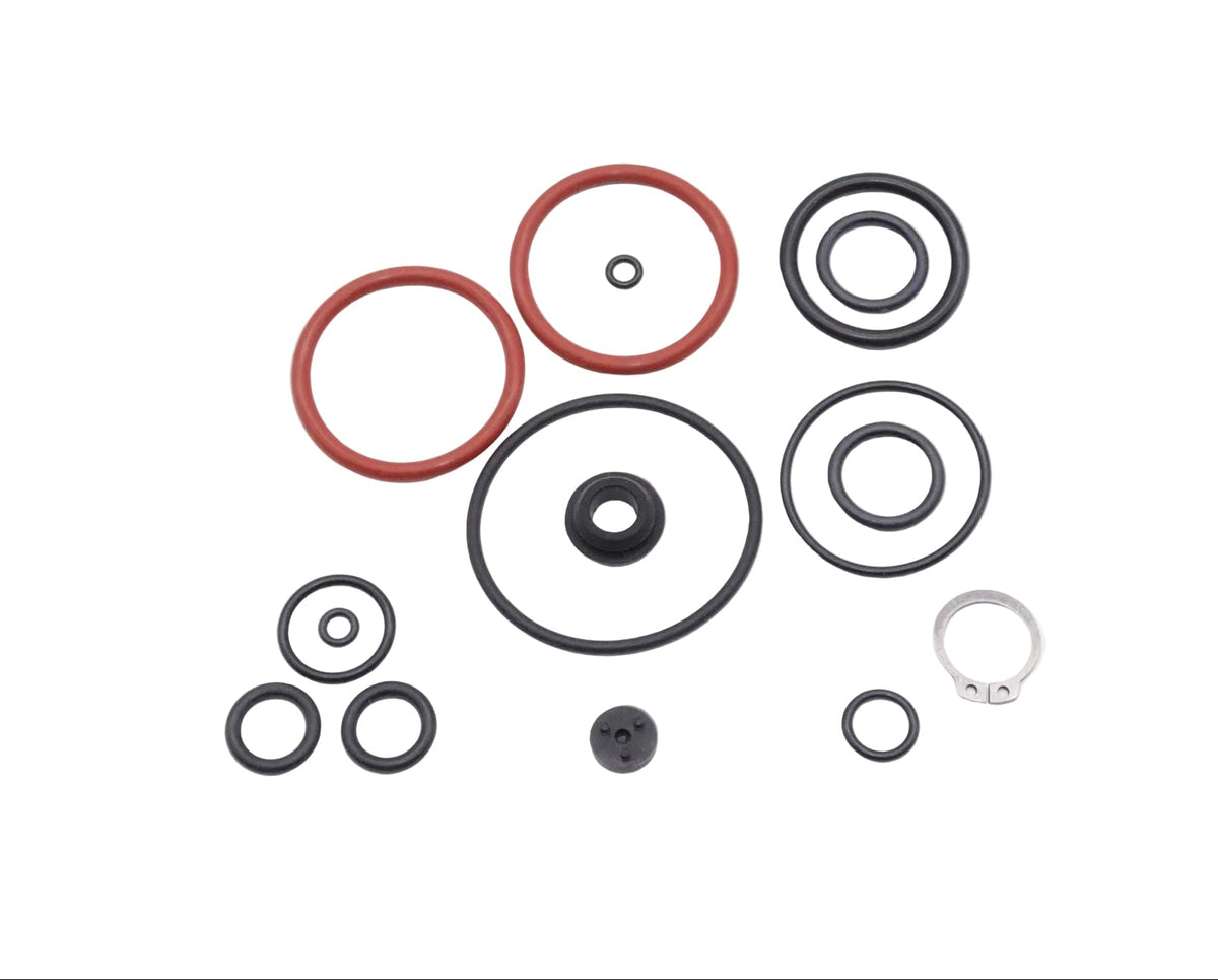 Krups EA 68 69 80 81 82 90 Rowenta ES 68 EA69  Dichtungsatzt O-Ring  Rot Thermoblock Druckzylinder Drainageventil +Formdichtung für Stößel und Cremaventil+ O-Ring Dampfdüse+ Sprengring