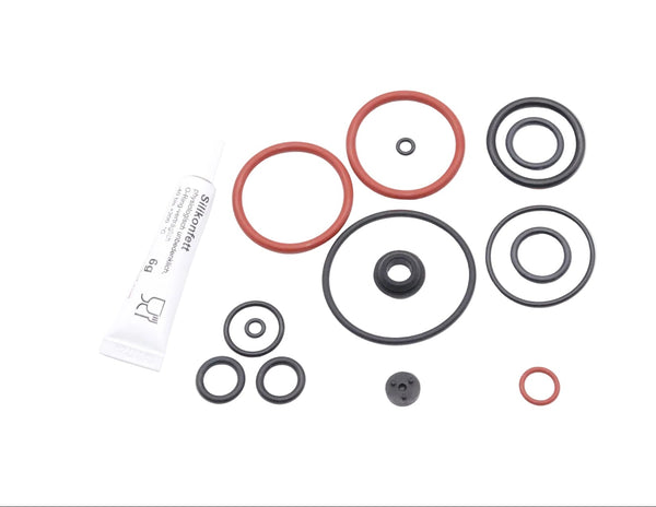 Krups EA 68 69 80 81 82 90 Rowenta ES 68 EA69 AE90 Dichtungsatzt O-Ring Rot Fett 6g  Thermoblock Druckzylinder Drainageventil +Formdichtung für Stößel und Cremaventil+ O-Ring Dampfdüse