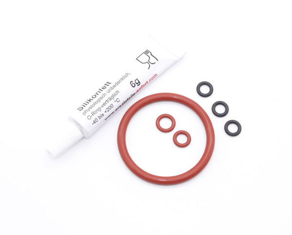 Kaffeevollautomat Siemens EQ 6 Dichtungssatz O-Ring Keramikventil -Kolben-Kupplung Brühgruppe 6g Fett Tube