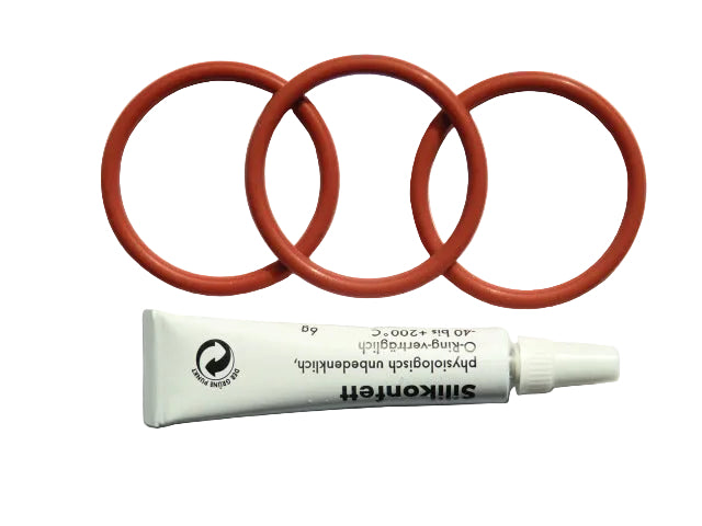 DeLonghi 3x O-Ring Fett 6g Brühgruppe / Brühkolben