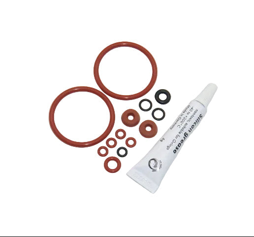 Jura WE6 E6 E8 Set für Drainageventil Kolben Vakuum/Andockstutze Fett 6g Tube