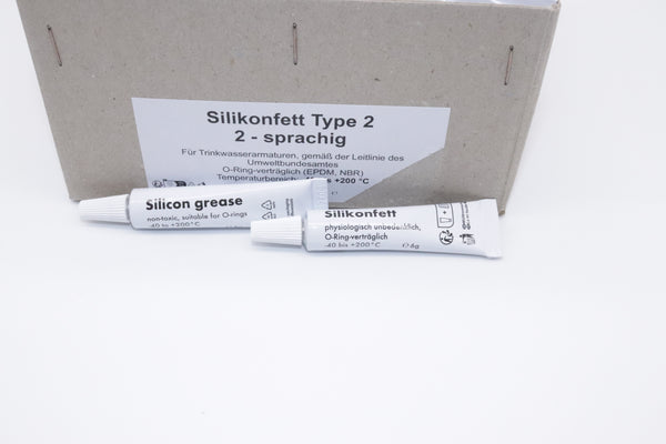 Silikonfett Fett 6g Tube Universell Kafeevollautomat Dichtung Lebensmittelecht