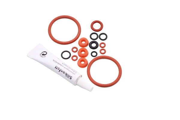Jura ENA 4 ENA8 Kolben Set/Drainageventil Set / Vakuum-Andockstutze O-Ring / Fett 6g Tube