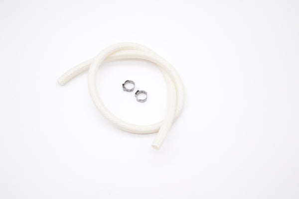 Gewebe Innen 4,2 x 2 mm/ 8,2 mm Außen + Schellen / Klemme Oetiker Lebensmitteilecht weich