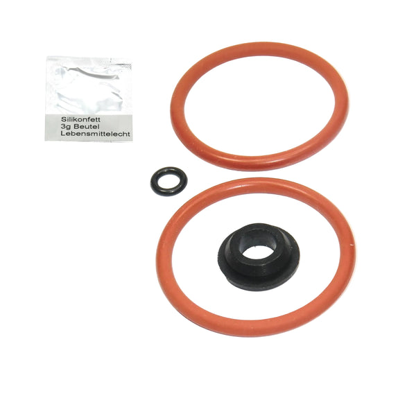 Krups EA 68 69 80 81 82 90 Rowenta ES 68 ES 69 Dichtungssatz  O-Ring Set mit Formdichtung  an Stößel  Thermoblock Fett 3g