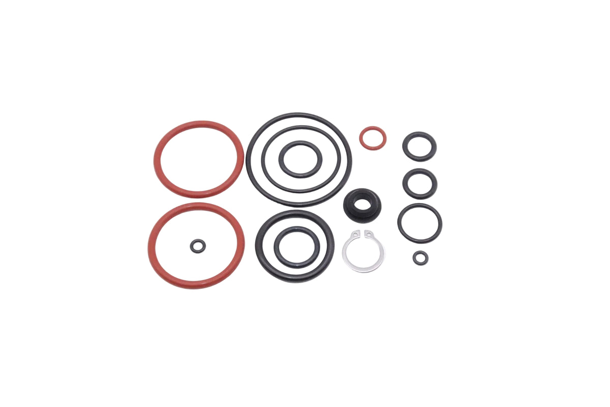 Dichtung Dichtungsatzt O-Ring  Rot Thermoblock Druckzylinder Drainageventil +Formdichtung für Stößel SET Krups EA 68 69 80 81 82 90 Rowenta ES 68 EA69 AE90 + Sicherungsring Sprengring