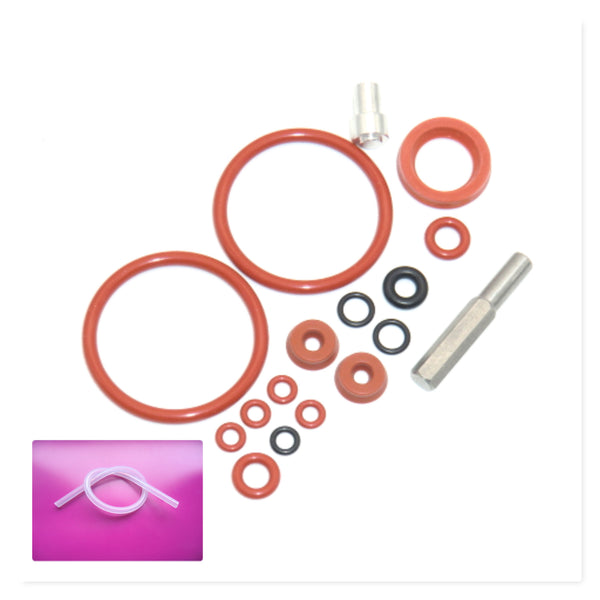 Jura WE6 E6 E8 Set Kappe Schlauch Bit Drainageventil Kolben Vakuum/Andockstutze Wassertank Set