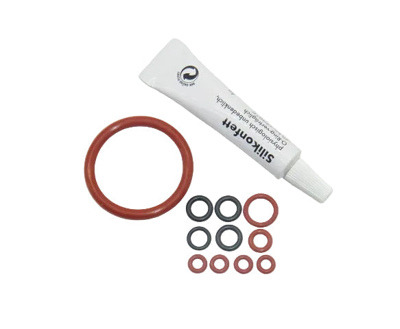 Saeco/Philips Dichtungssatz Kolben/ Auslaufstutzen-Supportventil /Cremaventil/Teflonschlauch Fett 6g Tube SUP HD EP RI SM